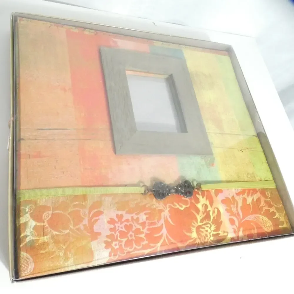 K&Company 12x12 Sublime Wood Scrapbook Photo Album New